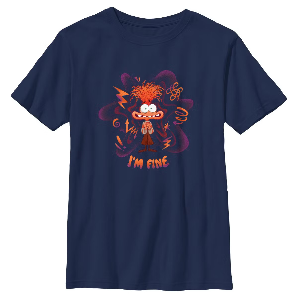 Boy's Inside Out 2 Anxiety I'm Fine T-Shirt | Target