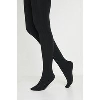 boohoo Women's Thermal Cable Knit Tights in Black | Polyurethane | boohoo (US & Canada)