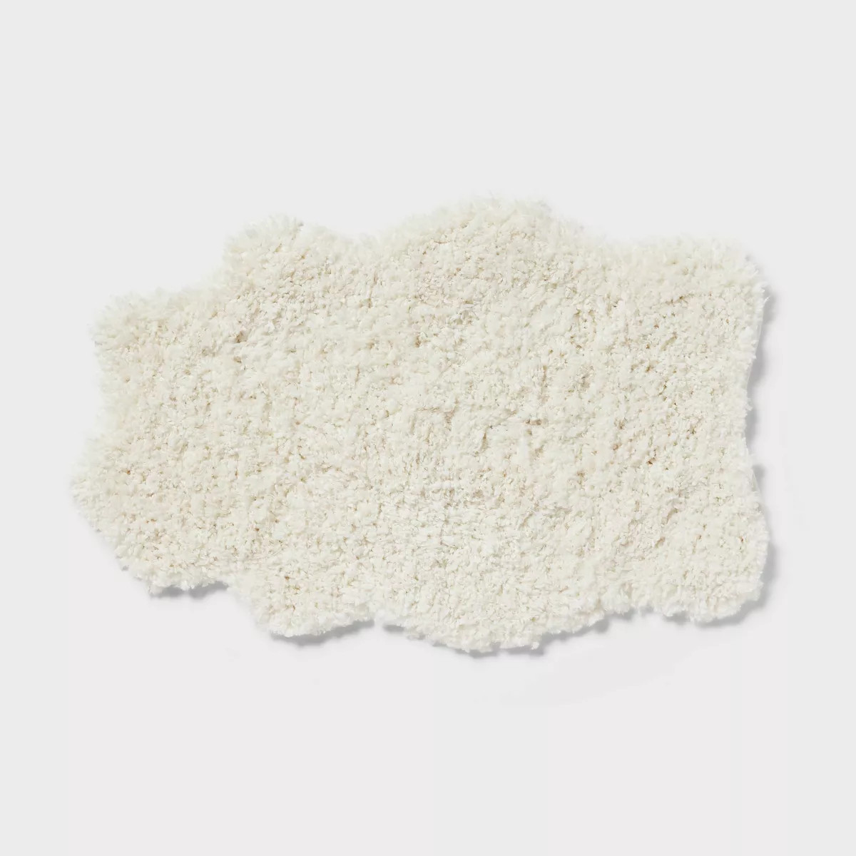 Plush Shaped Bath Rug White - Threshold™ | Target