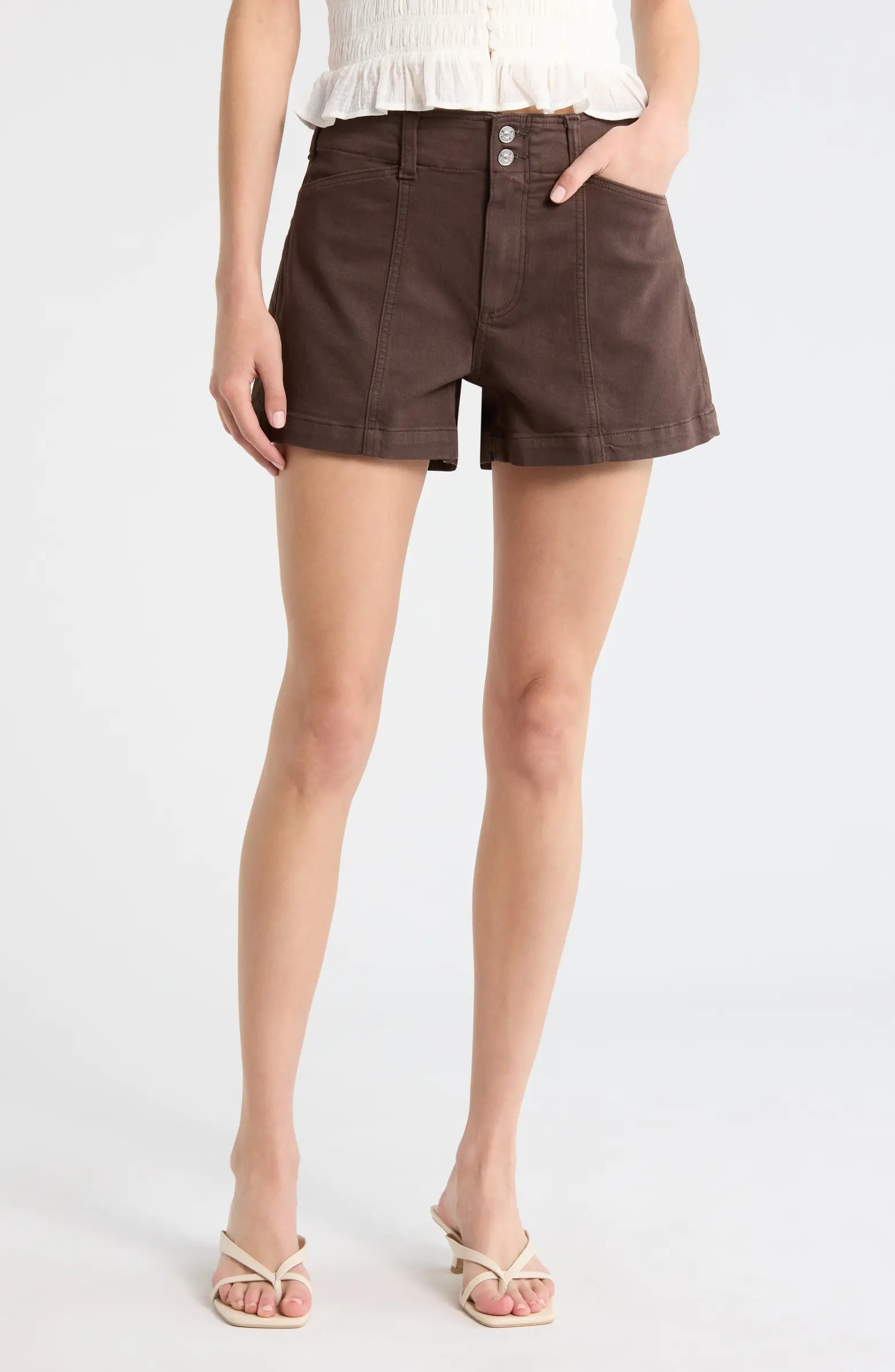Olivia Cargo Denim Shorts | Nordstrom