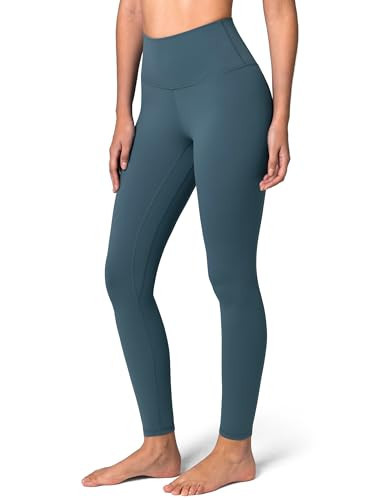 Colorfulkoala Womens High Waisted Leggings for Women 28" Inseam Tummy Control Leggings Full Length Buttery Soft Yoga Pants(XL, Dark Jasper) | Amazon (US)