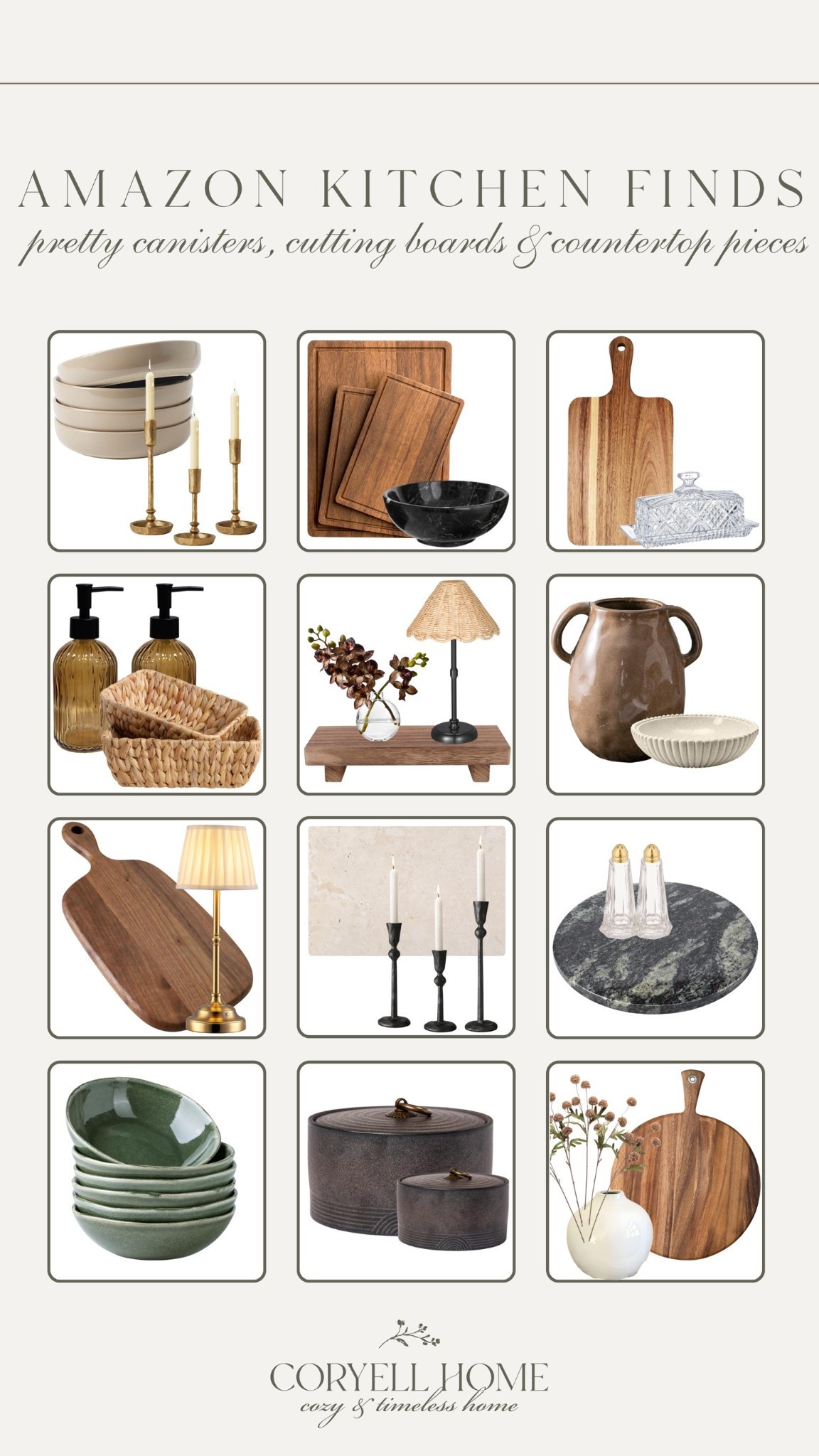 Amazon kitchen finds & favorites for the countertop! I love styling our kitchen counter 🤎🙌🏻 

#LTKHome