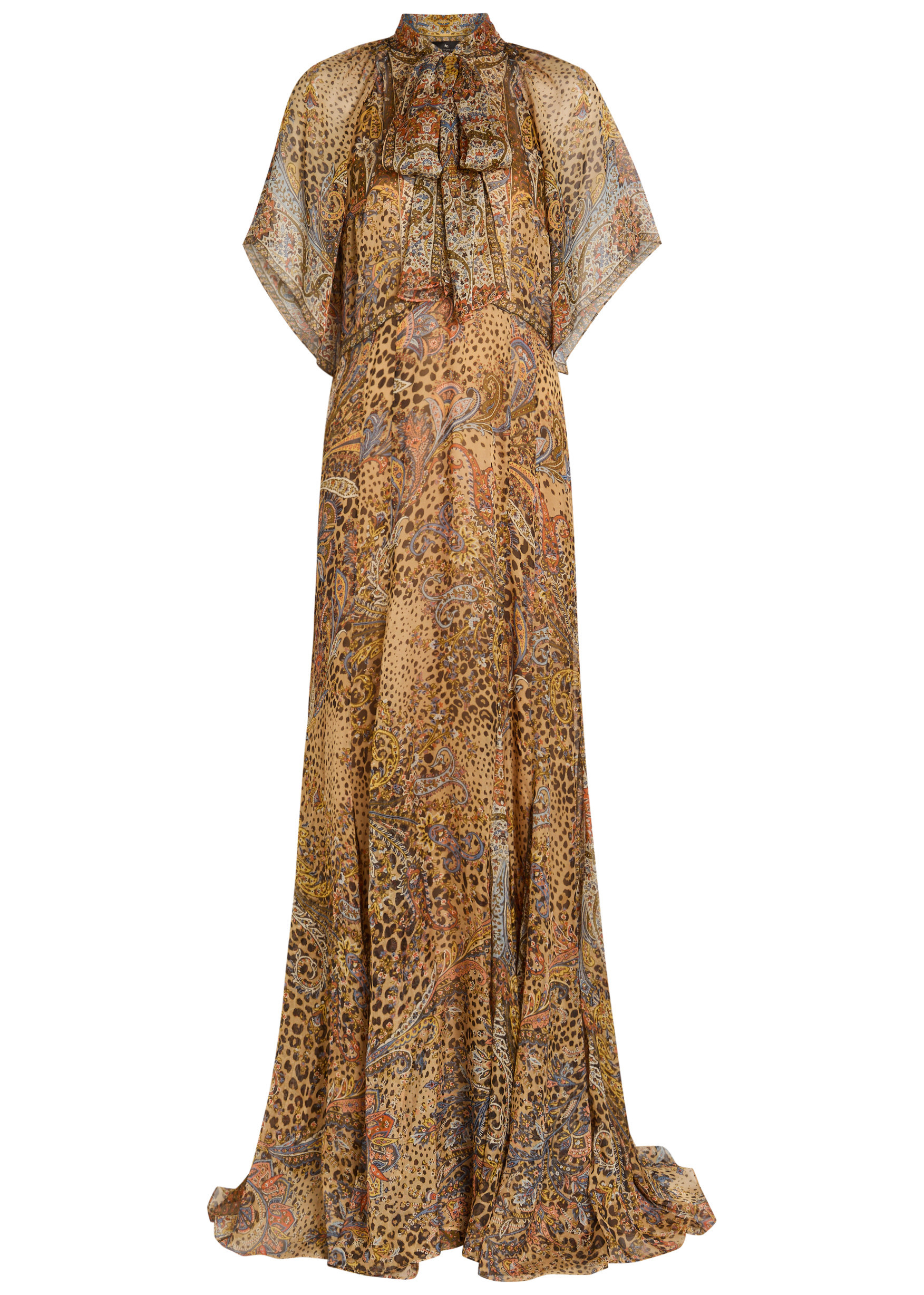 Leopard-print silk maxi dress | Harvey Nichols