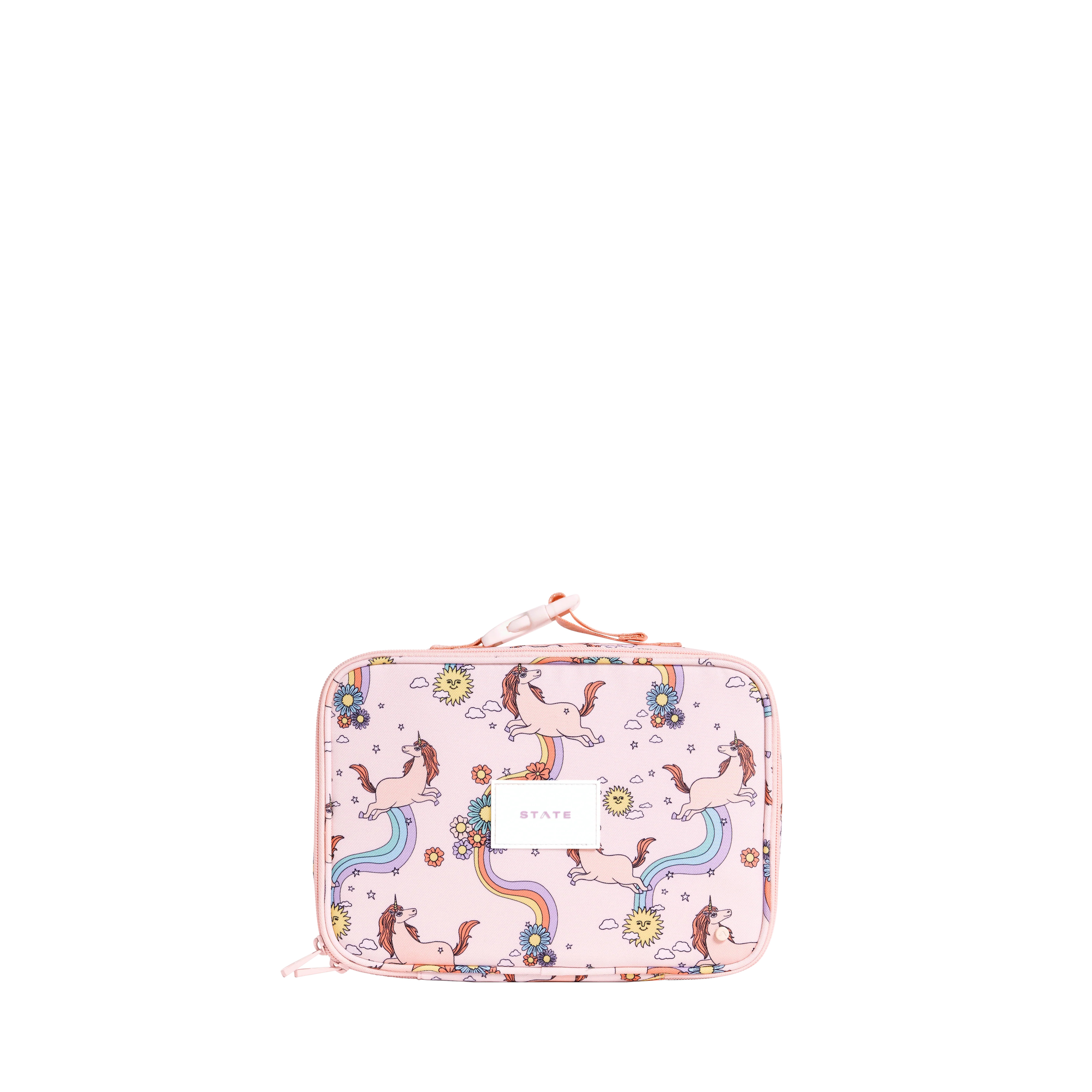 STATE Bags Rodgers Lunch Box Recycled Poly Canvas Unicorns | STATE Bags
