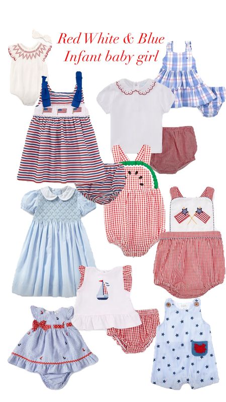 Baby girl Americana looks for the 4th of July!! So many cute looks! 

#LTKFindsUnder100 #LTKKids #LTKFamily