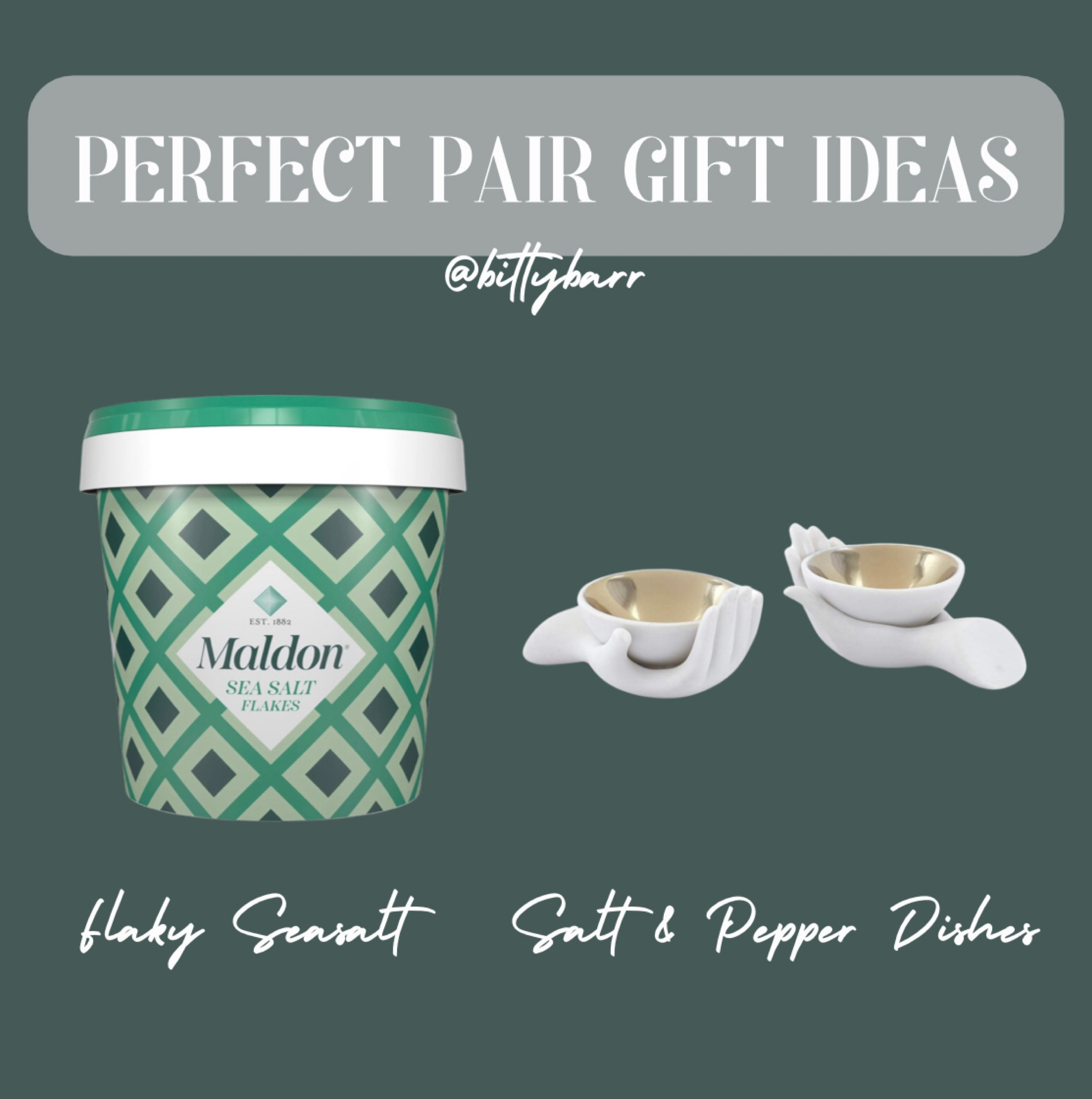 Perfect Pair Gift Ideas: Flaky Seasalt & Salt and Pepper Dishes

#LTKGiftGuide #LTKfindsunder100