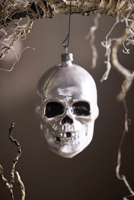 Skull Glass Ornament | Anthropologie (US)
