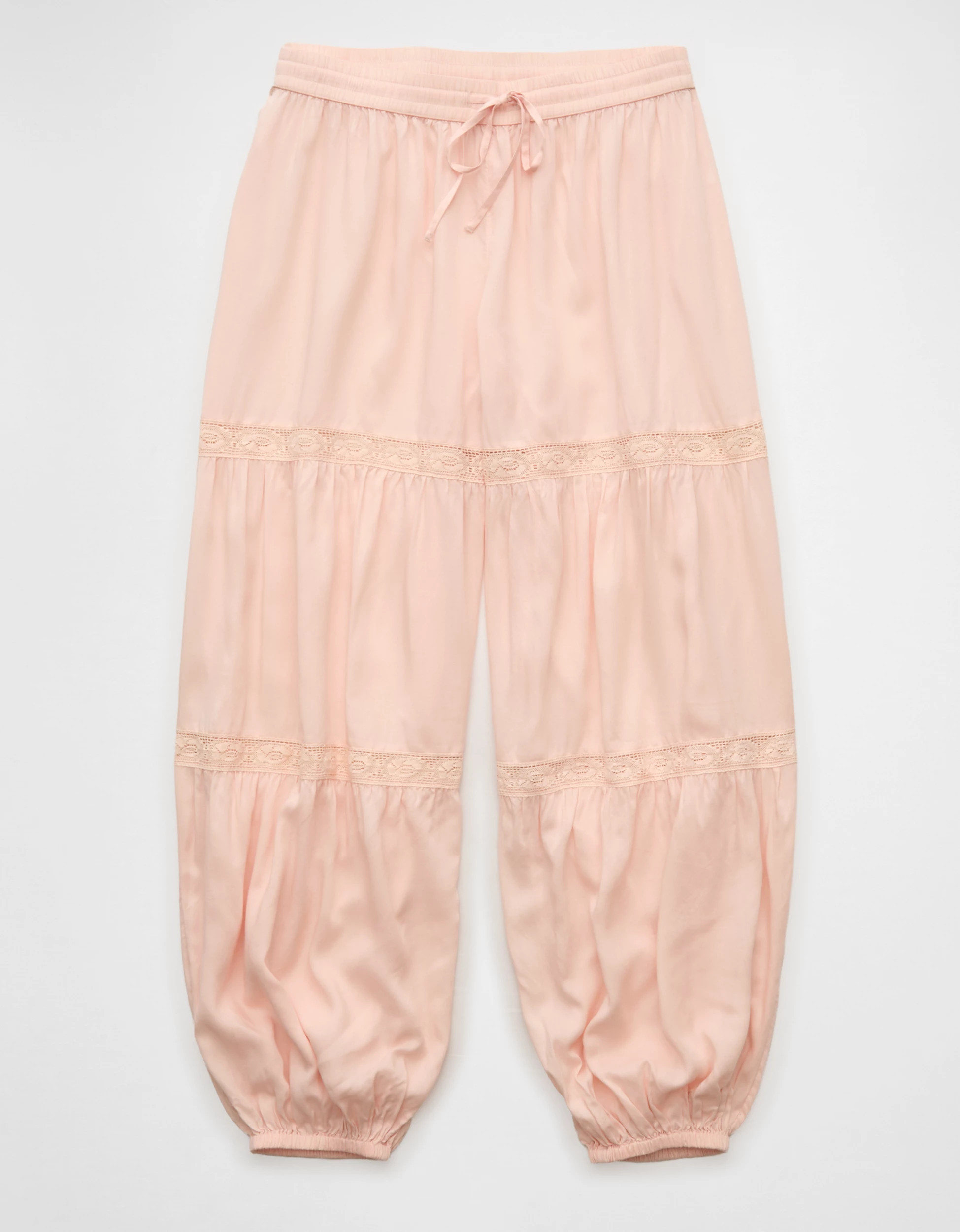 AE Low-Rise Lace Insert Jogger | American Eagle Outfitters (US & CA)