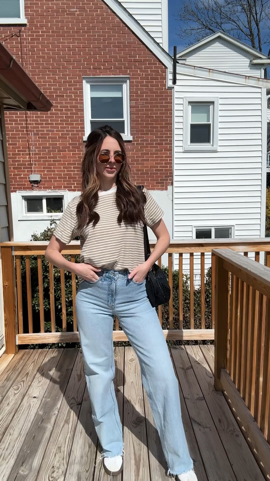 jeans: size 4 tall I’d recommend sizing down one (I’m normally a 6!)
top: size M 🫶🏼

mom ootd

#LTKTall #LTKootd #LTKSaleAlert