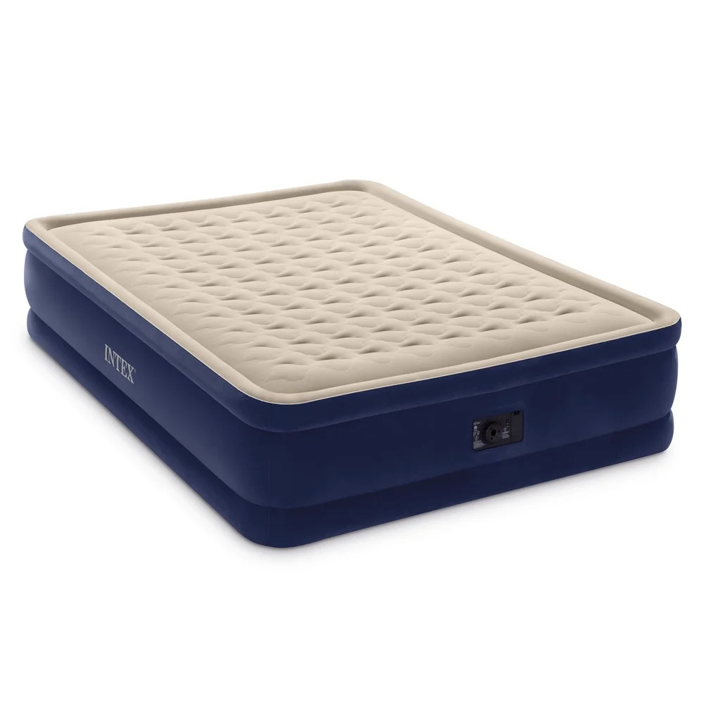 Intex Dura-Beam 18 in Waterproof Air Mattress, with Built-in Pump, Queen | Walmart (US)