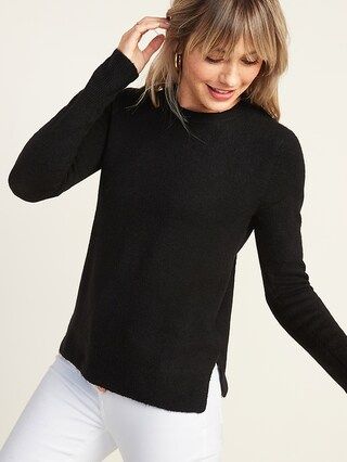 Soft-Brushed Crew-Neck Sweater for Women | Old Navy (US)