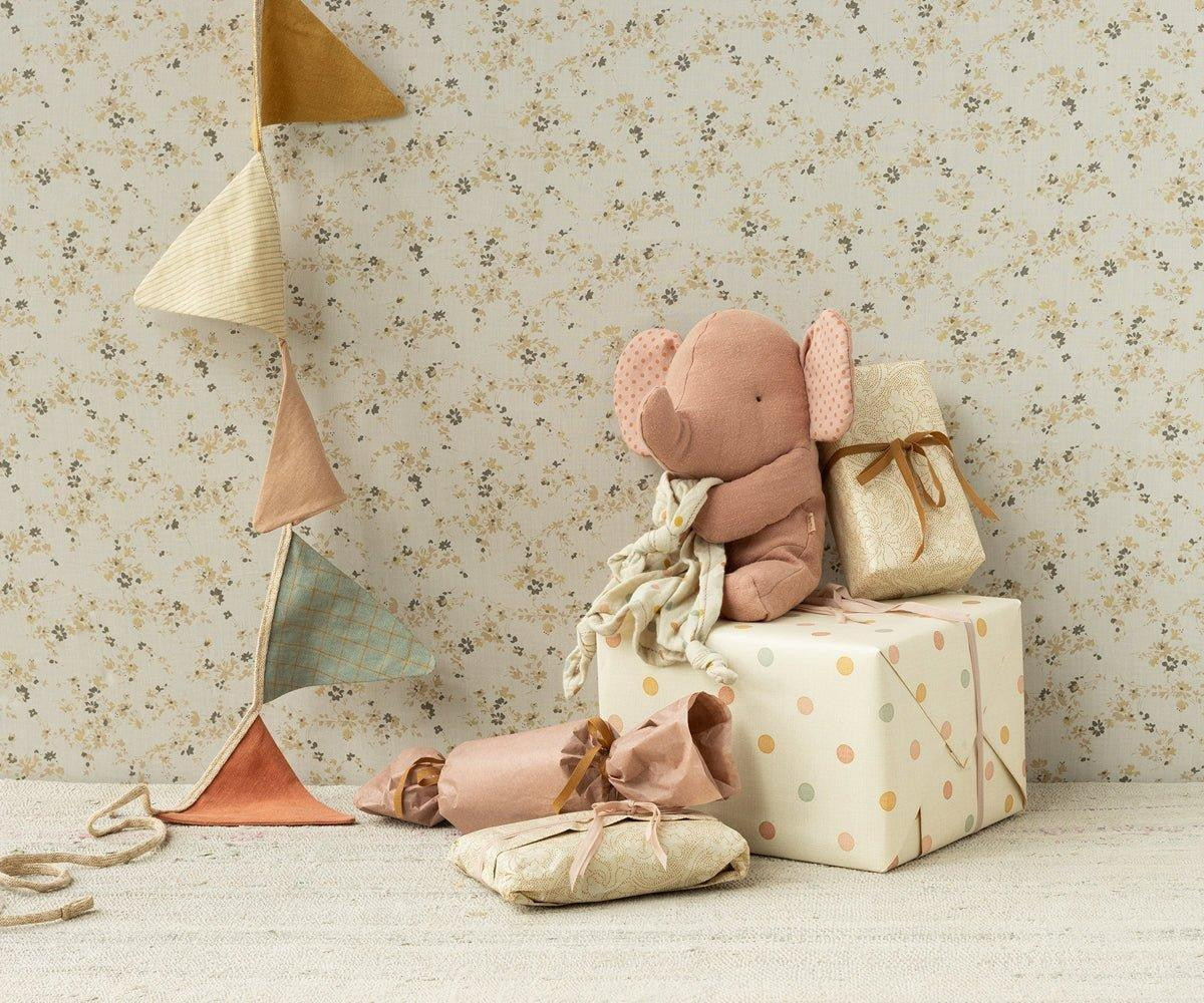 Maileg | Lullaby Friends, Elephant - Old Rose - Old Rose / One Size | Janie and Jack