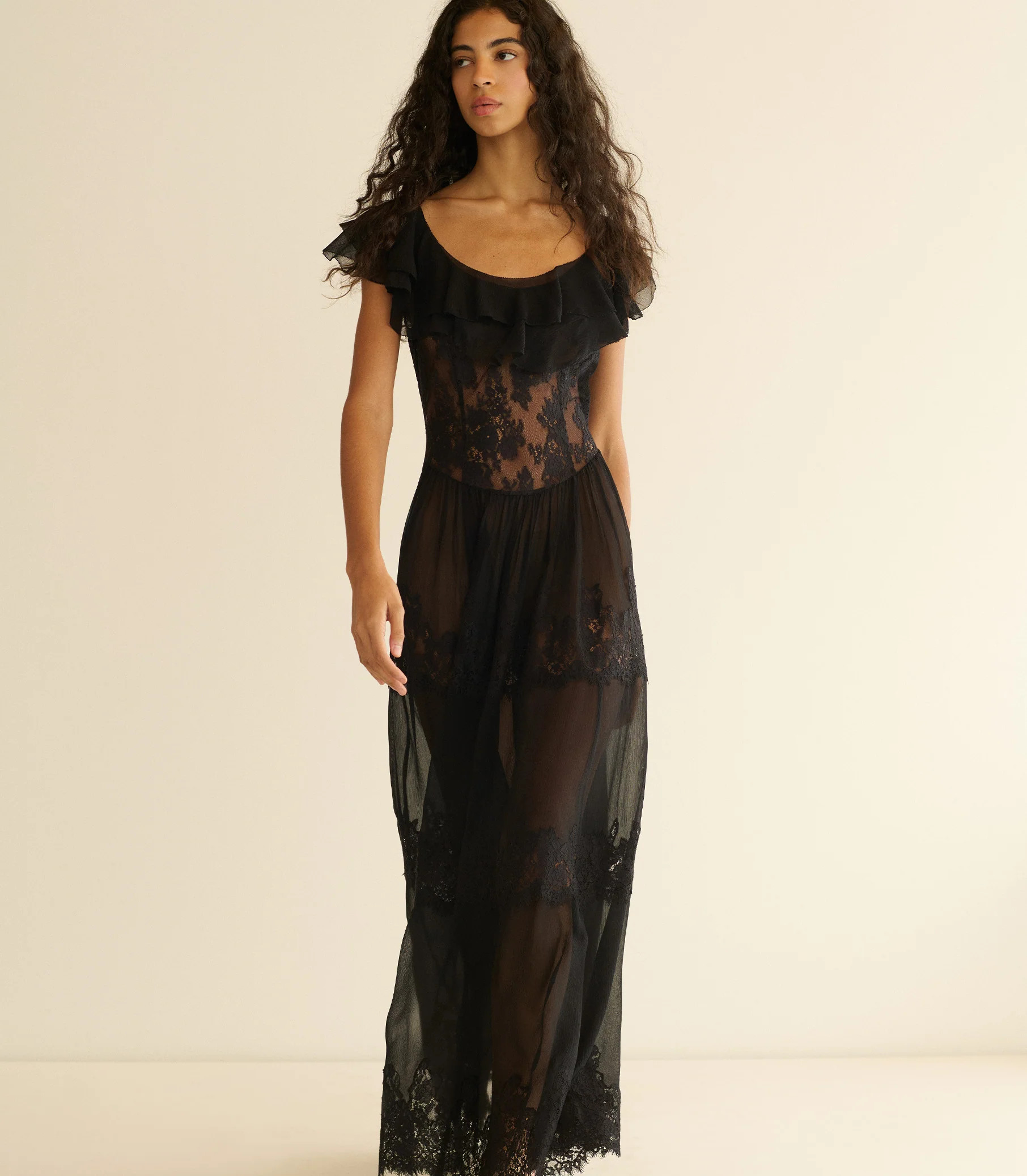 Joyelle Dress - Black | DÔEN | DOEN