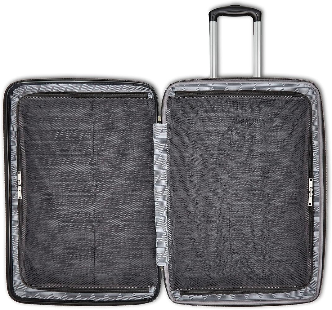 Samsonite Evolve SE Hardside Expandable Luggage with Double Wheels, Bass Black, Medium Spinner | Amazon (US)