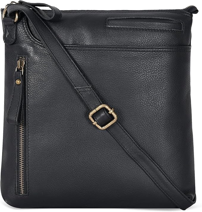 Leather Crossbody Bags for Women - Ladies Sling Handbags - Medium Cross body Purses Handbags - Pu... | Amazon (US)