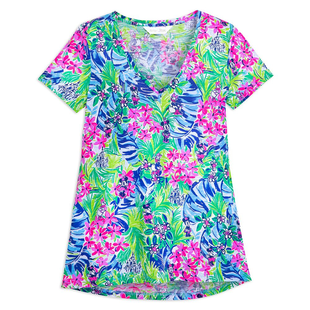 Minnie Mouse and Daisy Duck Etta V-Neck Top for Women by Lilly Pulitzer – Disney Parks | Disney Store
