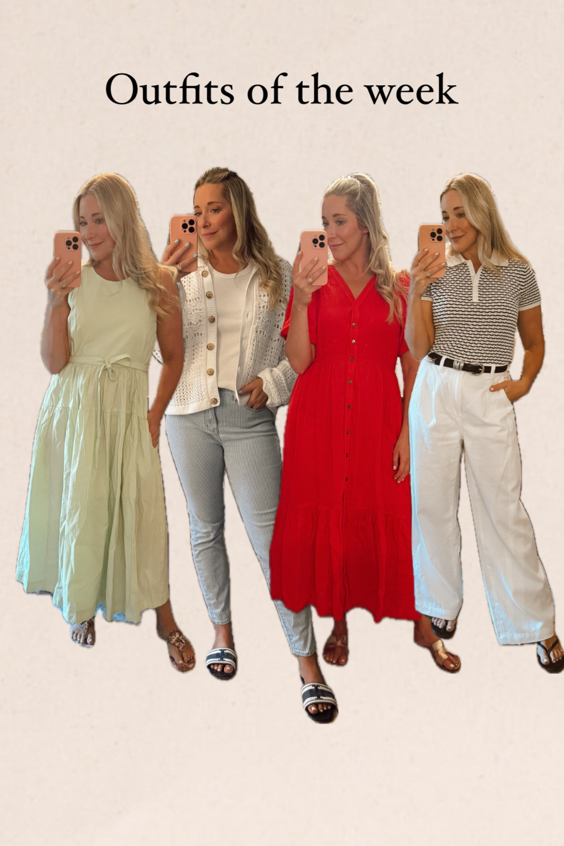 Outfits of the week 
Outfit recap 
Workwear
Summer outfit 
Country concert 

#LTKWorkwear #LTKSummerSales #LTKxNSale