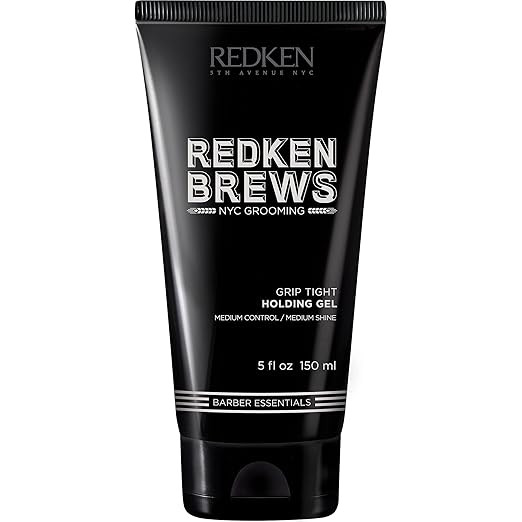 Redken Brews Holding Gel For Men, Medium Hold, Medium Shine, Flake-Free, Hair Gel | Amazon (US)