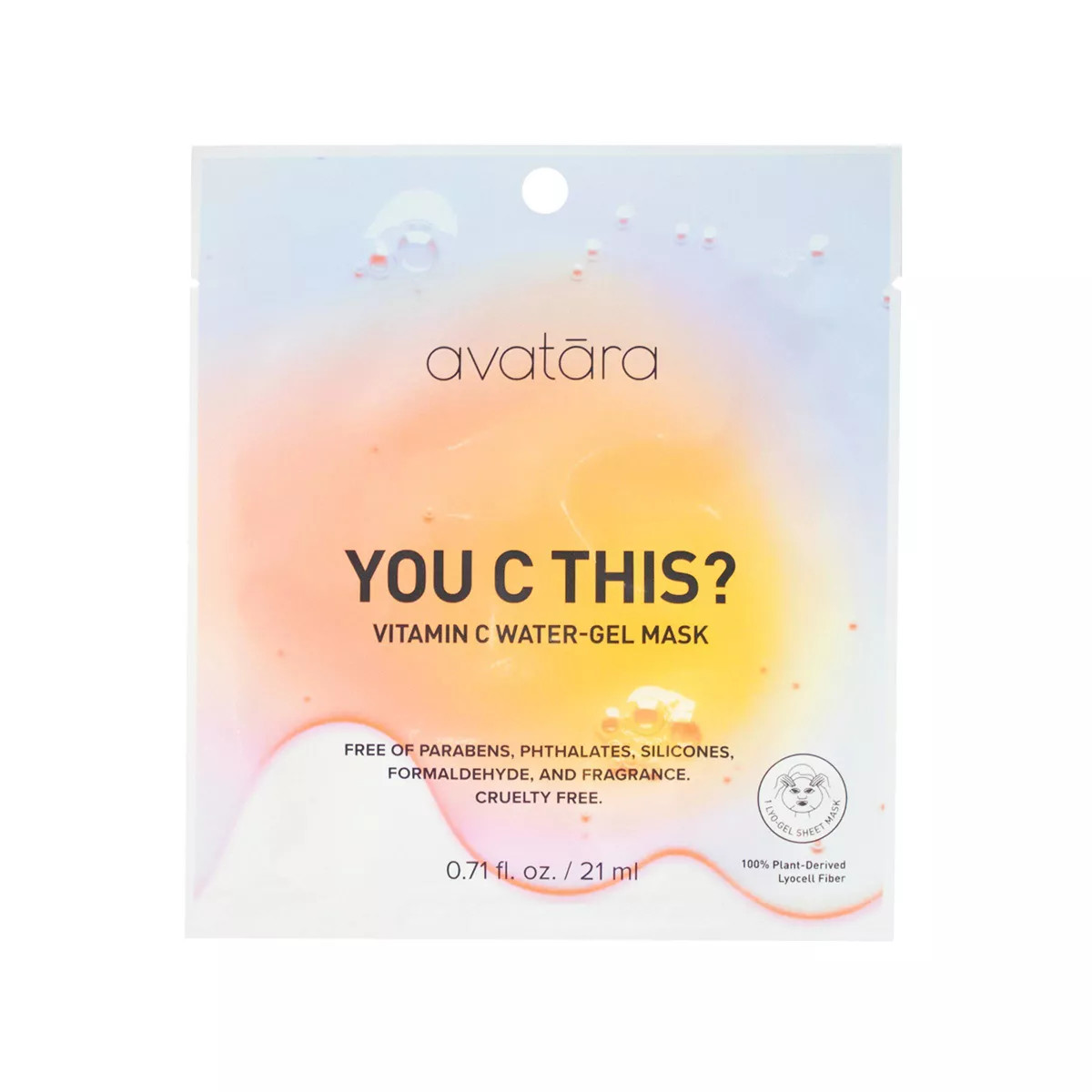 Avatara Vitamin C Water Gel Face Mask - 0.71oz | Target