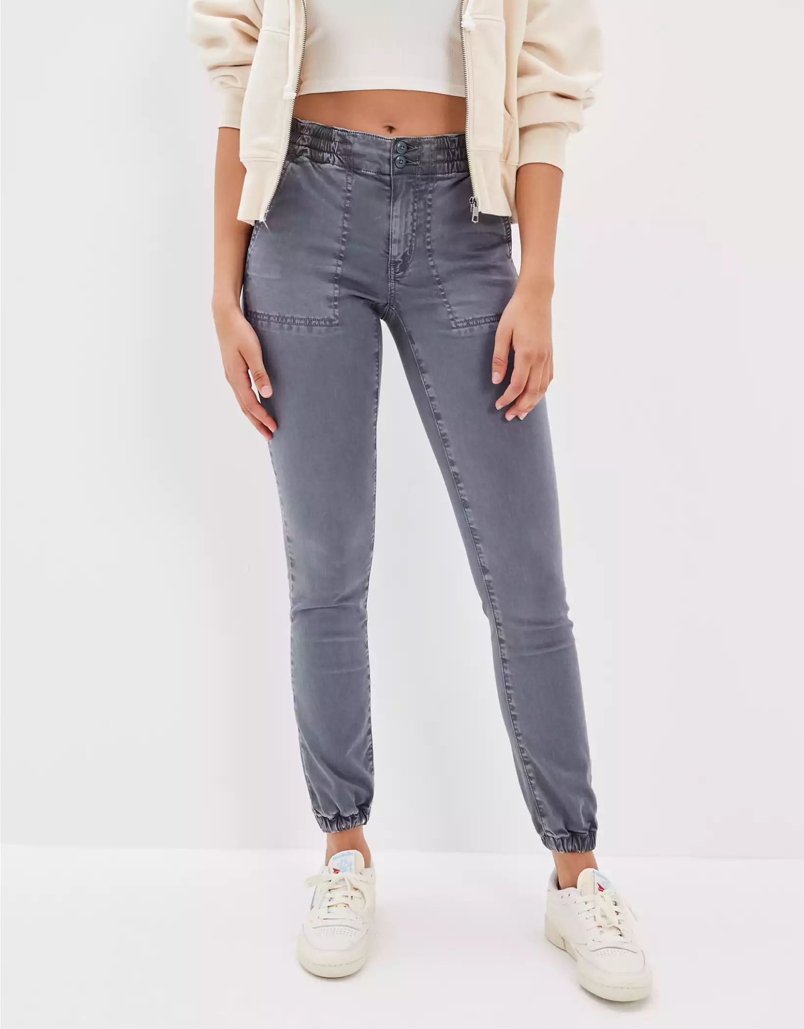 AE Stretch High-Waisted Jegging Jogger | American Eagle Outfitters (US & CA)