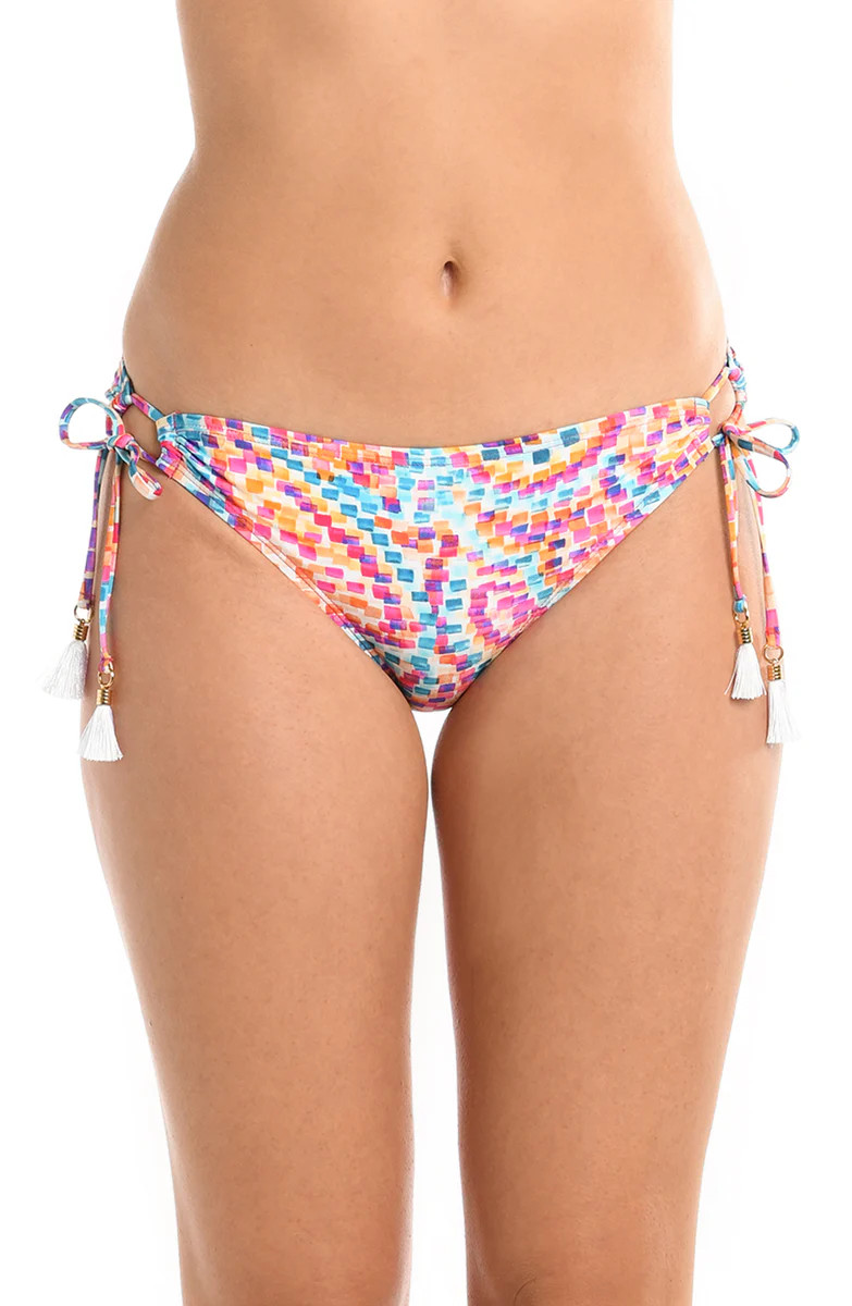Pebble Beach Side Tie Hipster Bottom - FINAL SALE | La Blanca Swim