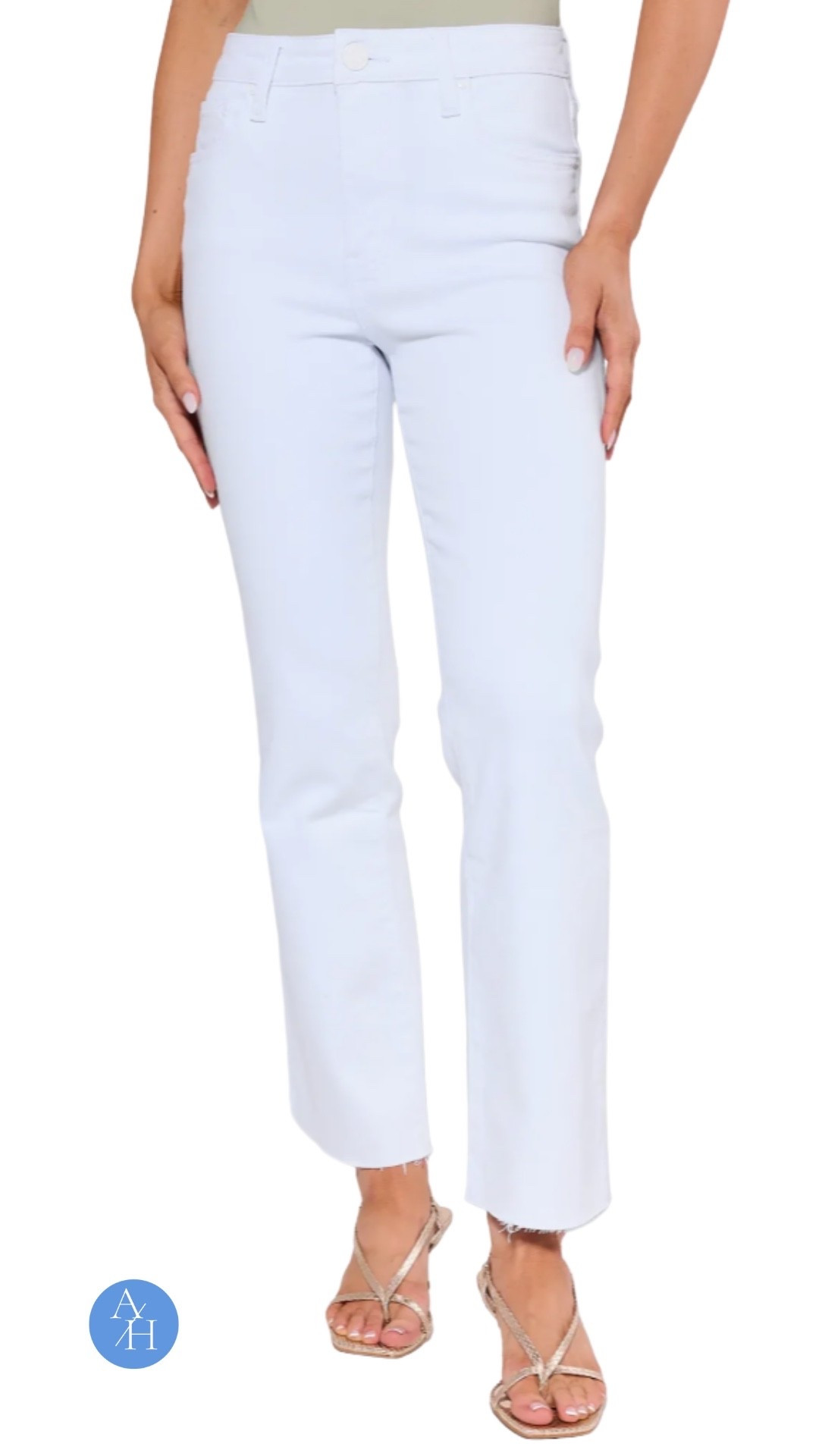 This my top TOP-selling jean — white kick flare jeans with a flattering high rise and just-right stretch that makes them insanely wearable. These chic kick flare jeans feature a raw hem, classic five-pocket styling, and a silhouette that elongates the legs without feeling tight. Runs generously (size down for the perfect fit). Polished enough to dress up, easy enough for everyday—these are the white jeans you’ll reach for all spring and summer. Made by Kut from the Kloth and loved for a reason. 

#LTKOver40 #LTKTravel #LTKgrwm