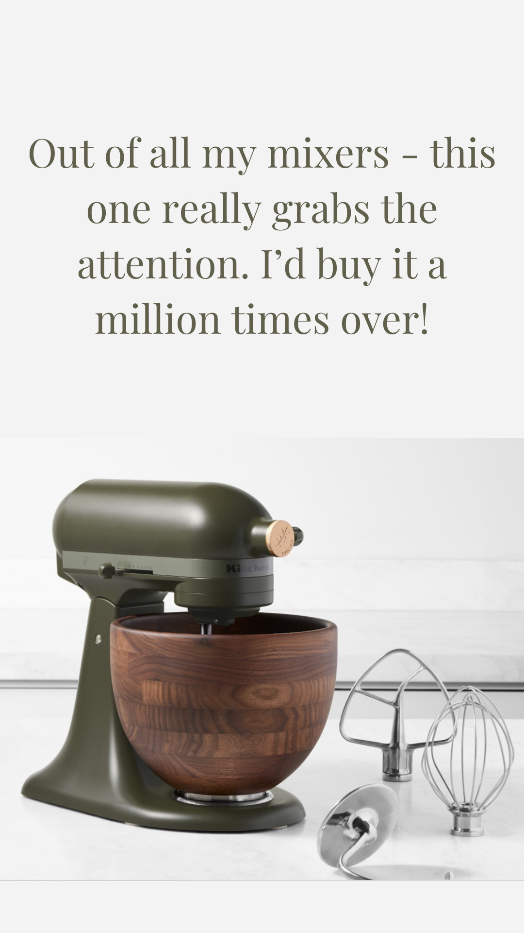 The mixer that makes every bake feel special. I love it so much. The classic wooden bowl meets modern style. Baking dreams really do come true, one mix at a time with this one. 

 #LTKGiftGuide #LTKfoodie #LTKHome