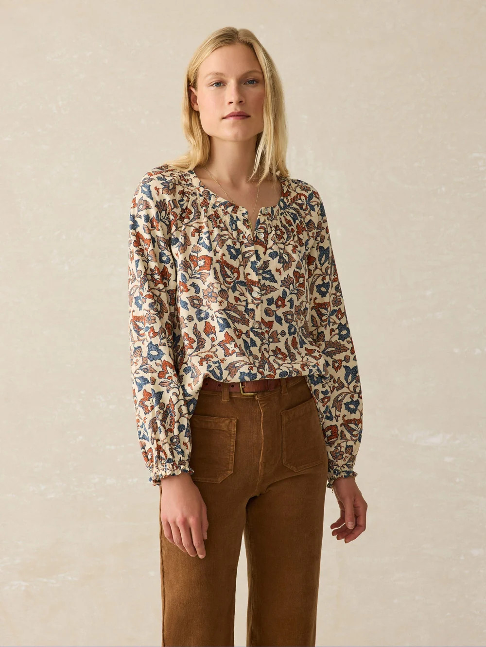Odette Blouse | Faherty
