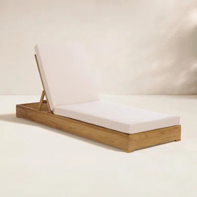 Melrose Teak Chaise | Wayfair North America