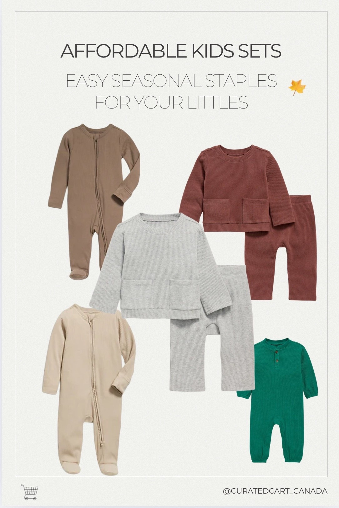 Easy season staples and sets for your little ones! We love cozy and we love simple, but what do we really love? Affordable!! #cozyoutfits #fallstaples #kids #baby #falloutfitideas

#LTKcanada