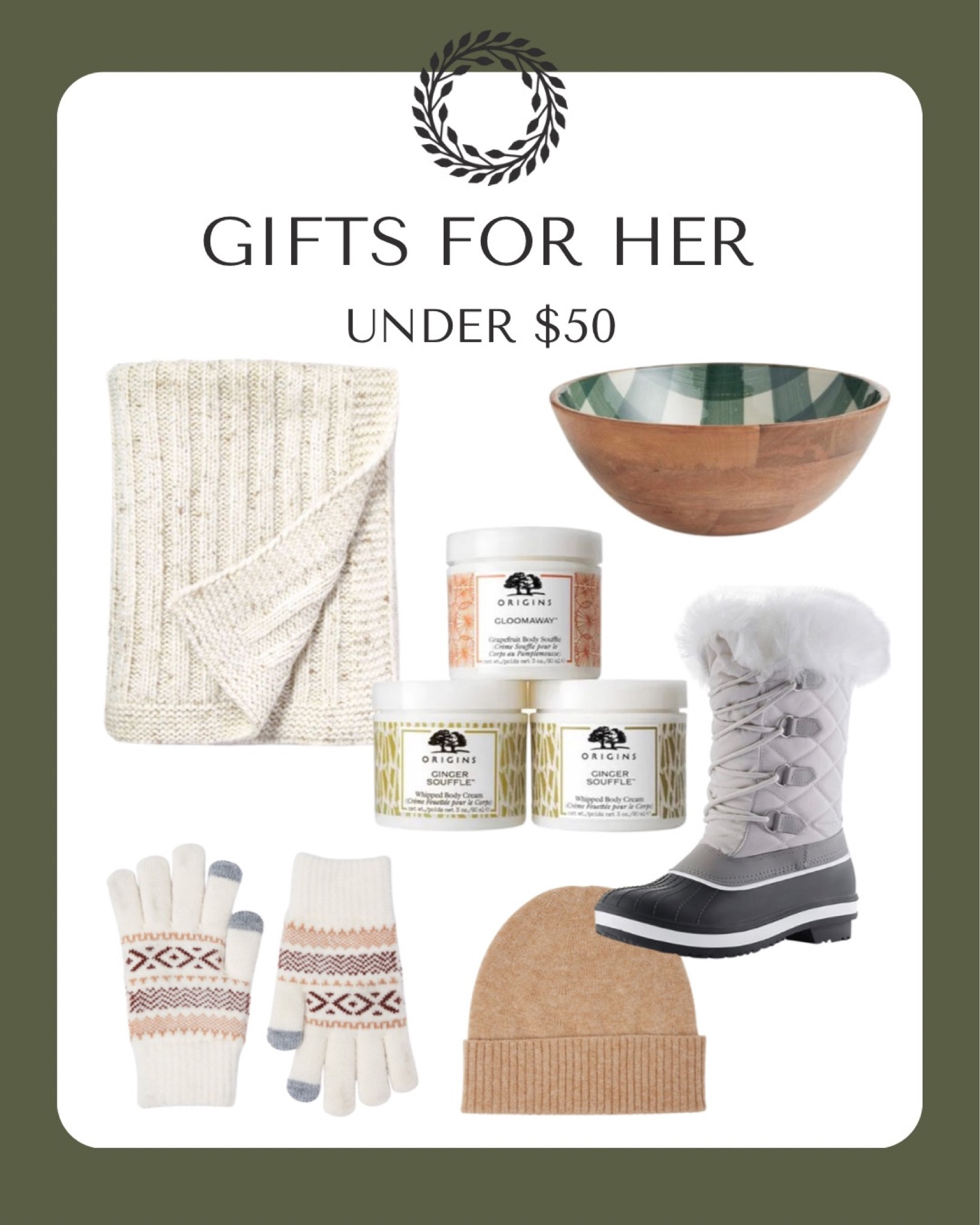 Gift guide, gifts for her, gifts under $50 

#LTKGiftGuide #LTKunder50 #LTKHoliday