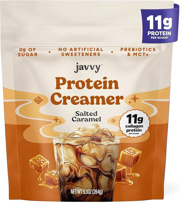 Salted Caramel Protein Coffee Creamer - Grass Fed Pasture Raised Collagen - Hair, Skin & Nail Sup... | Amazon (US)