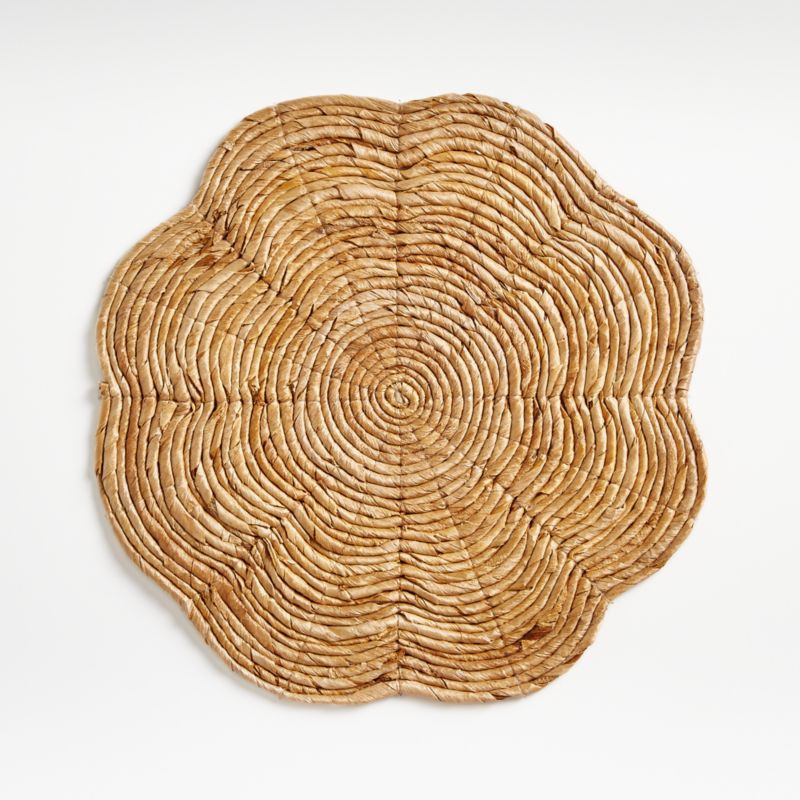 Petal Fiber Flower-Shaped Placemat + Reviews | Crate & Barrel | Crate & Barrel