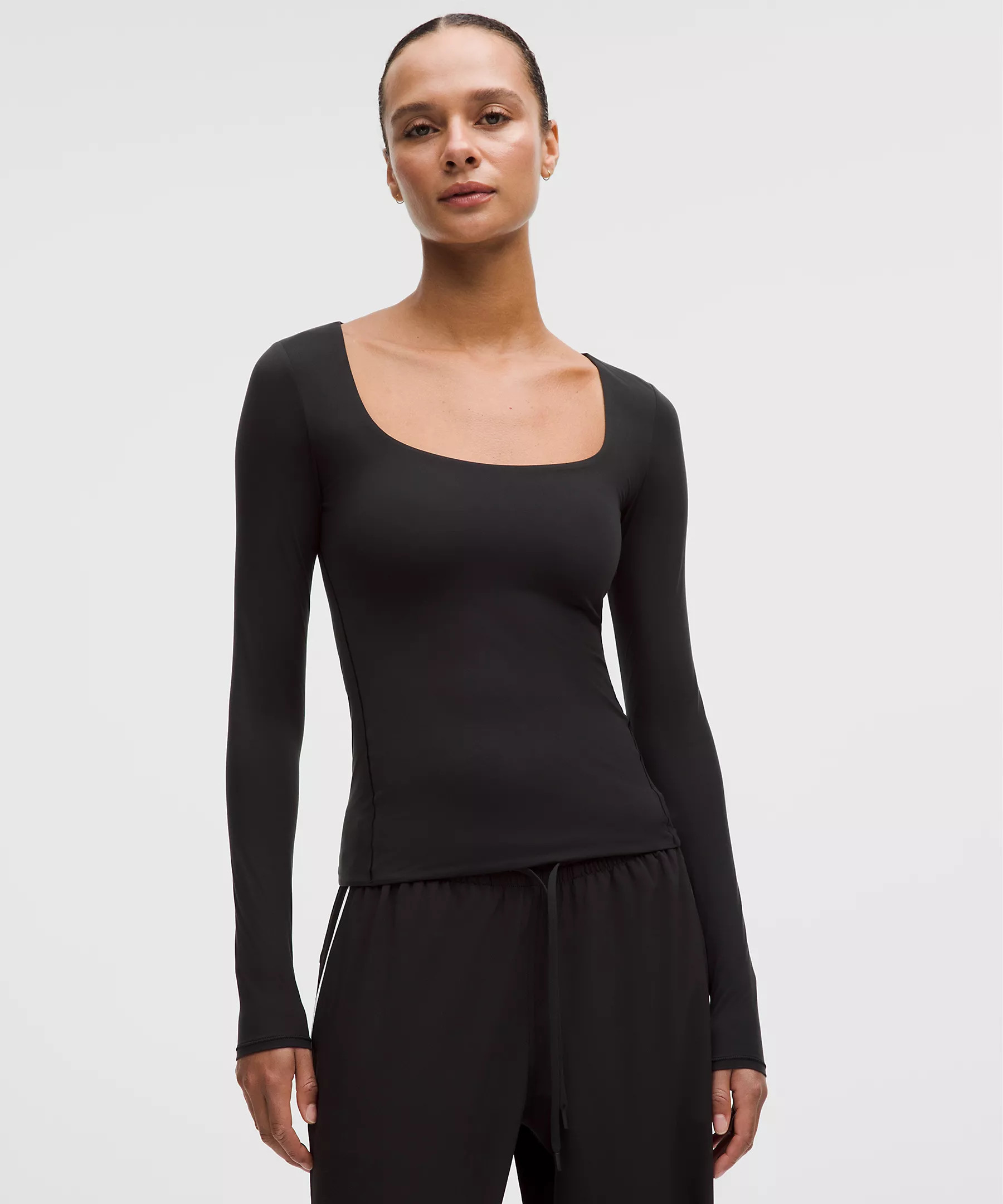 Wundermost Ultra-Soft Nulu Square-Neck Long-Sleeve Shirt | Lululemon (US)