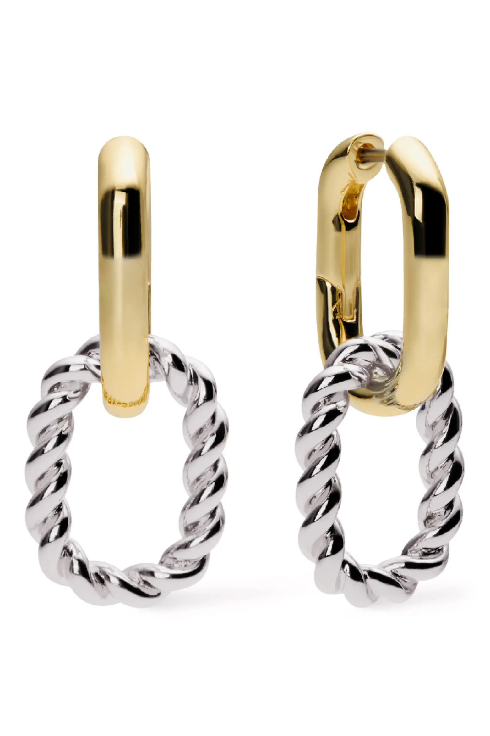 Ana Luisa Ash Double Hoop Earrings in Gold at Nordstrom | Nordstrom