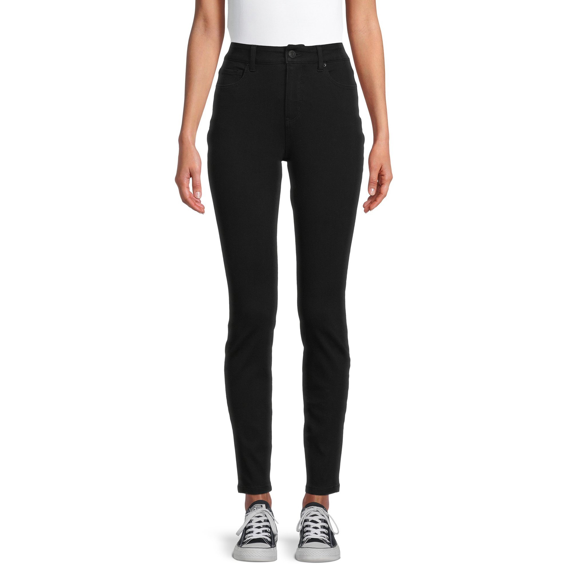 Time and Tru Women's High Rise Skinny Jean | Walmart (US)