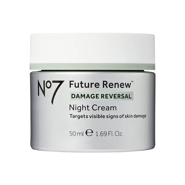 No7 Future Renew Damage Reversal Night Cream Face Moisturizer with Pepticology™ Peptides, 1.69 ... | Walmart (US)