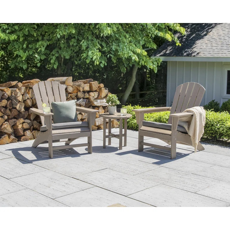 Nautical 3-Piece Adirondack Set | Wayfair North America