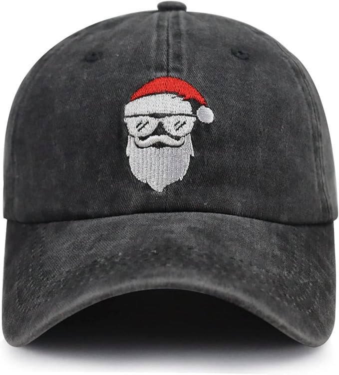 Xpayzere Merry Christmas Hats for Men Women, Funny Believe Santa Claus Hat, Adjustable Embroidery... | Amazon (US)