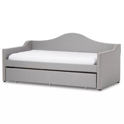Fabian Daybed with Trundle Finish: Grey | Wayfair North America
