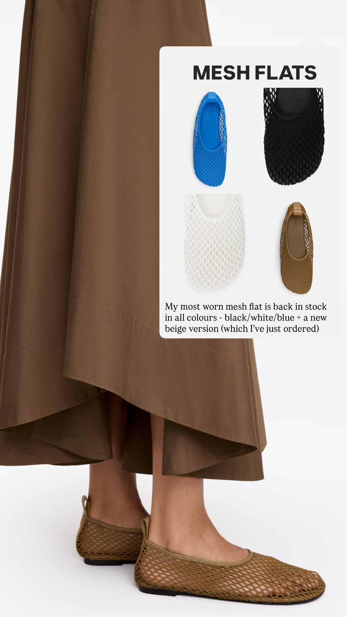 `arket mesh flats summer shoes 

 #LTKuk #LTKsummer #LTKshoes