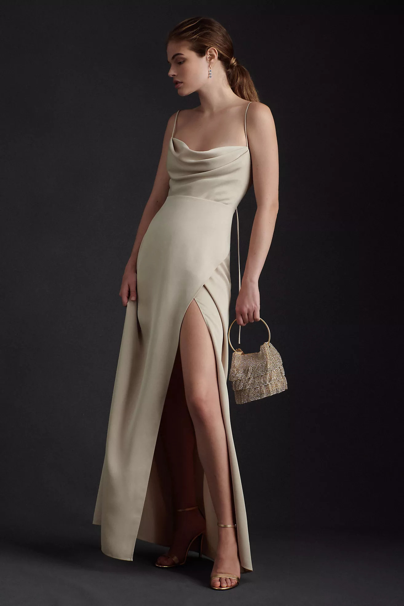 BHLDN Remy Satin Charmeuse Dress | Anthropologie (US)