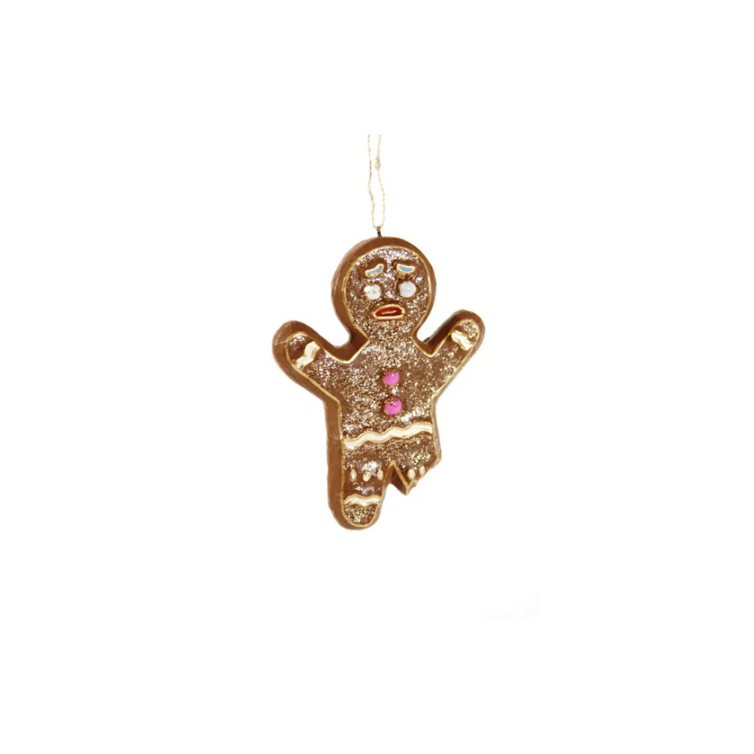 Gingerbread Man Ornament | Pink Antlers