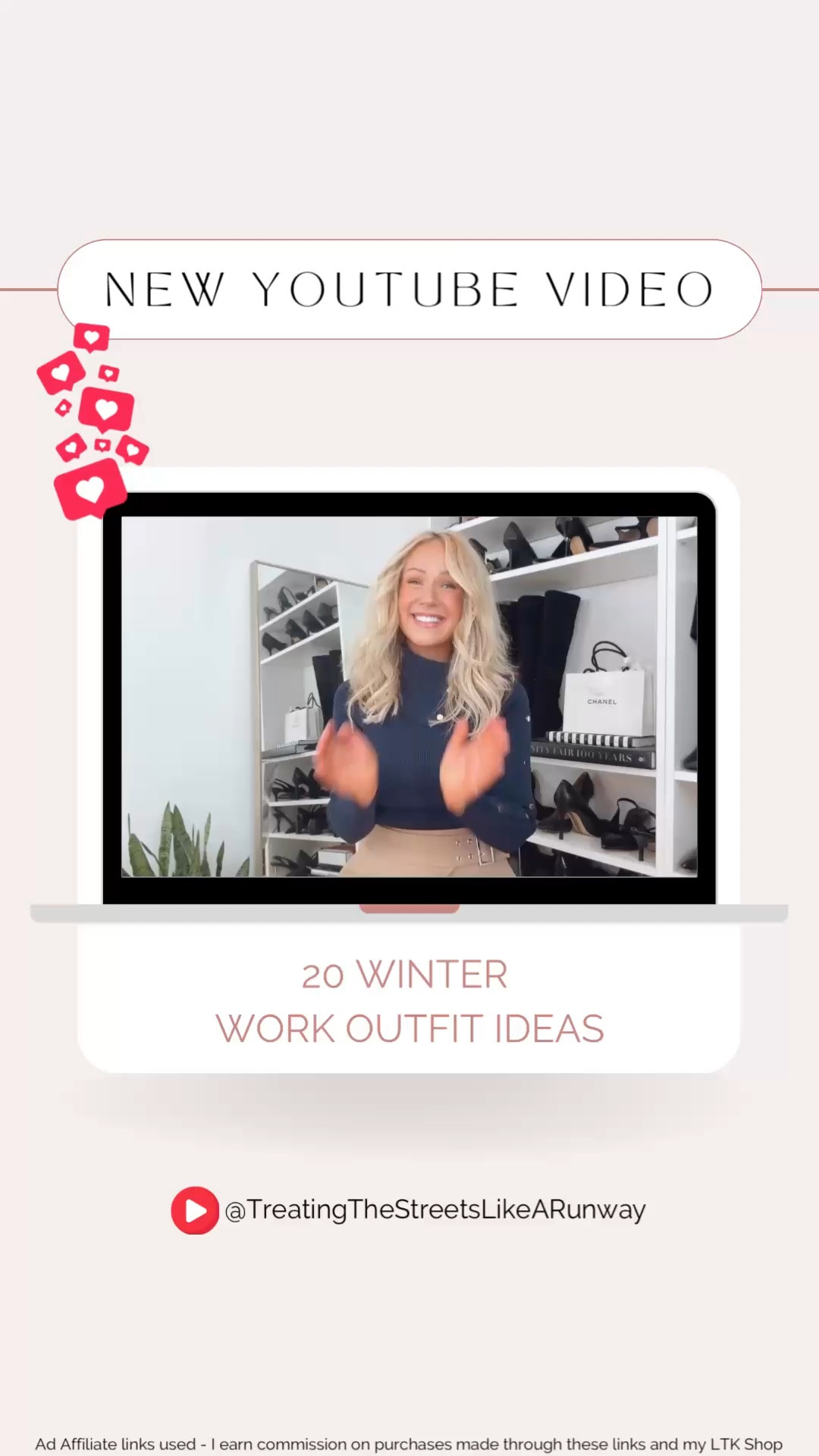 🎬NEW YOUTUBE VIDEO! Sharing 20+ WINTER WORK OUTFIT ideas! My handle in YouTube is @TreatingTheStreetsLikeARunway 

#LTKWorkwear