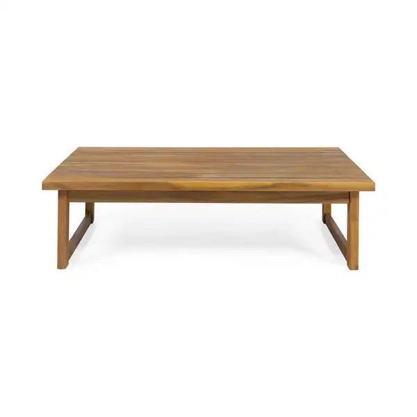 Nova Outdoor Acacia Wood Coffee Table by Christopher Knight Home - 41.75" W x 26.00" D x 11.75" H | Bed Bath & Beyond