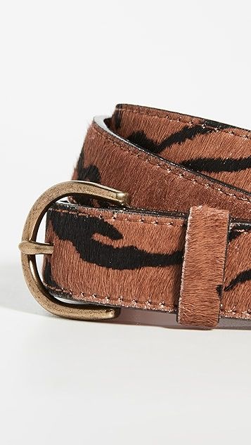 Tiger Medium Perf Haircalf Belt | Shopbop