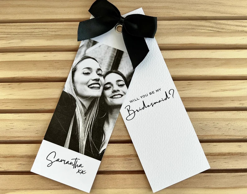 Luxury Bridesmaid Proposal Photo Card, Personalised Card, Will You Be My, Bridesmaid Proposal, Ph... | Etsy (US)