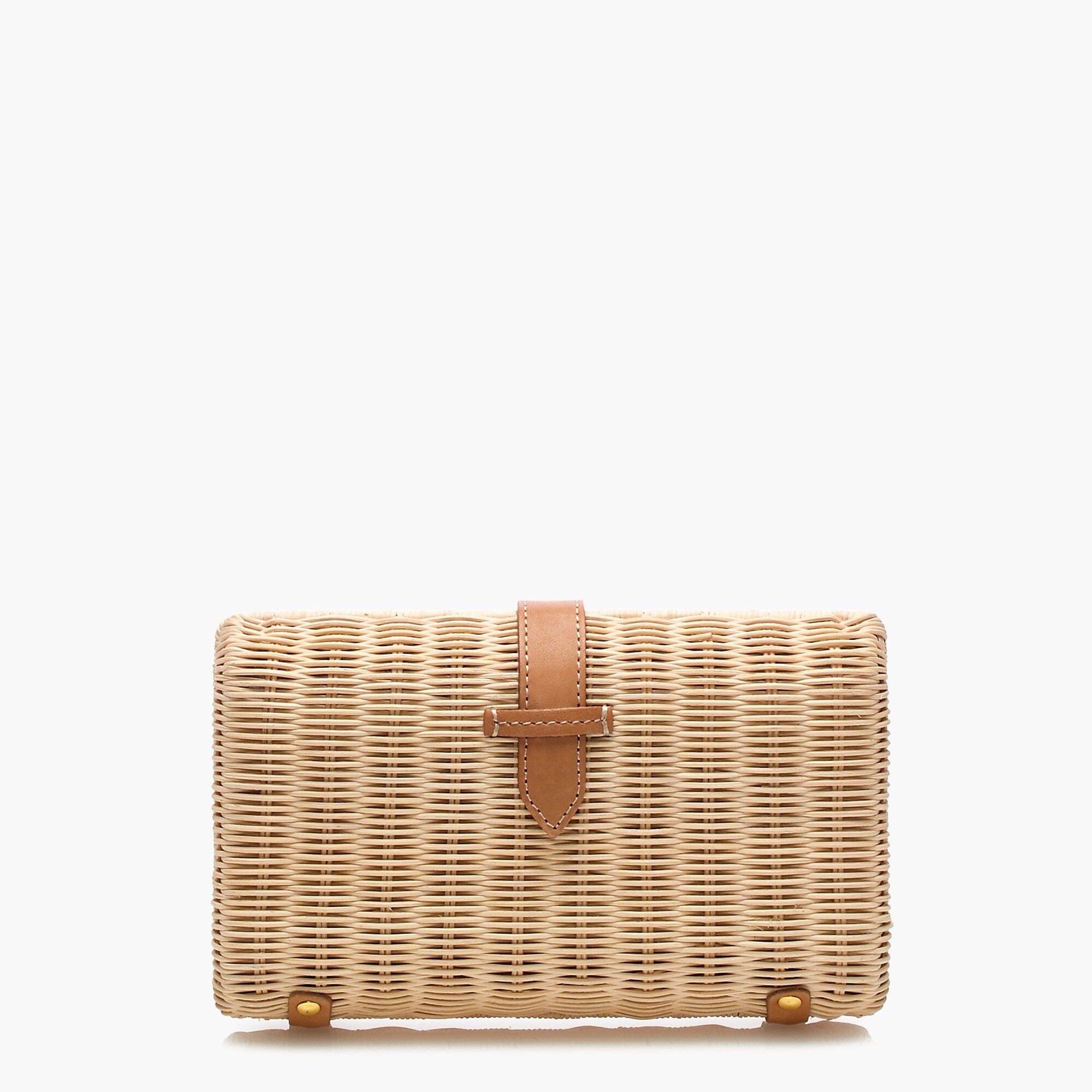 Rattan clutch | J.Crew US