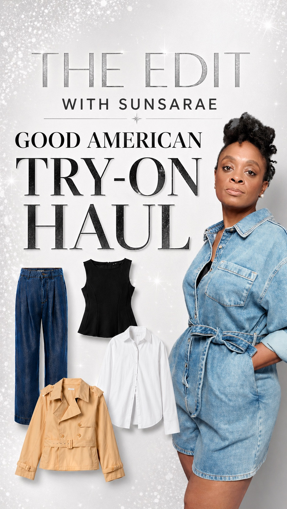After 100lb weight loss I’m falling in love with fashion. Let’s try on Good American. Some pieces were gifted. 

This try-on haul is all about pieces that feel easy, polished, and wearable for real life — from a cropped trench jacket to denim, ponte basics, and a one-and-done denim romper. As a mom of three, I love pieces that help me feel pulled together without having to overthink the outfit.

Cropped Trench Jacket - Sandy Fawn (S)
Poplin Tie Back Shirt - white001 (S)
Soft Stretch Ponte Straight Neck Top (S)
Ponte Capri (M) - Sold Out
Denim High Rise Cropped Wide Leg Trouser (10)
Weightless Denim Romper (M)

Also check out my friend @angelamashelle for more fashion tips for women over 40!

#goodamerican #fashion #ootd #style #over40

#LTKOver40 #LTKootd #LTKMidsize