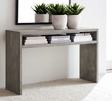 Byron 50&quot; Waterfall Console Table | Pottery Barn (US)